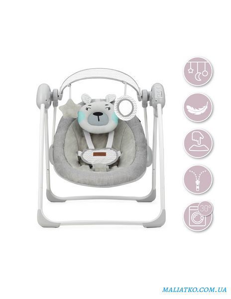 Крісло-гойдалка MoMi LISS Bear Grey 121681742 фото