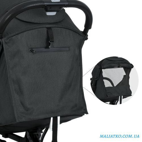 Коляска дитяча M 5727-1 FLASH Almost Black 310426 фото