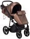 Коляска 2 в 1 Bair Infinity кожа 100% BI-02- AMO bronze pearl (бронза перламутр) 1000625181 фото 7