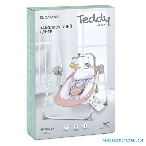 Гойдалка ME 1075 TEDDY Mint Animals 277757 фото