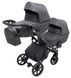 Коляска 2 в 1 для двойни Bair Kiwi DUO Soft BKD-219-1 графит 1000681857 фото 2