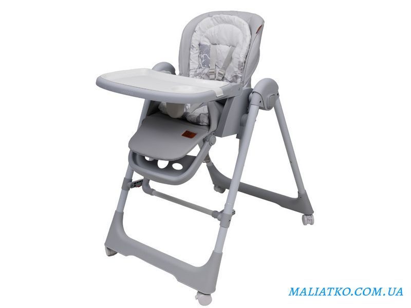 Стілець-гойдалка для годування дитини 2 в 1 VELANO Nomi, light grey sf58277 фото