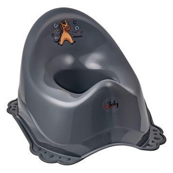 Горщик з антиковзаючим покриттям Maltex Minimal Chamber pot with anti slip rubber - Pony 7210_90 grey (сірий) 681149 фото