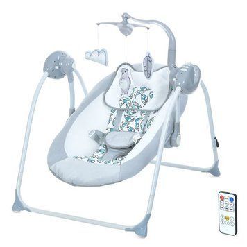 Гойдалка ME 1075 TEDDY Gray Mint Feathes 313205 фото