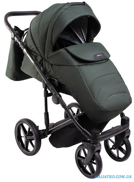 Коляска 2 в 1 Adamex Porto Light Lux TK-50 темно-зеленый 1000625962 фото