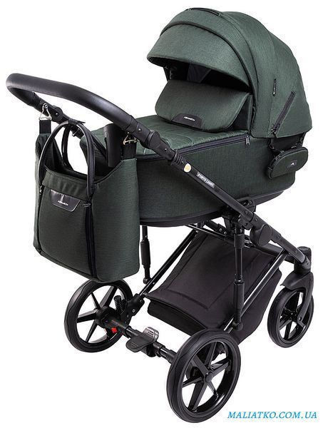 Коляска 2 в 1 Adamex Porto Light Lux TK-50 темно-зеленый 1000625962 фото
