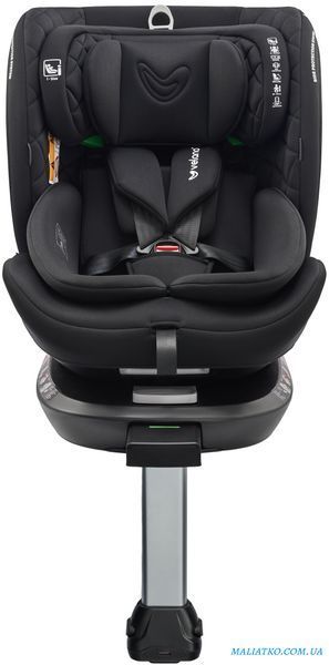 Автокрісло VELANO Vento 360&deg; i-Size 40&ndash;150 см, ISOFIX + опорна нога, black sf59730 фото