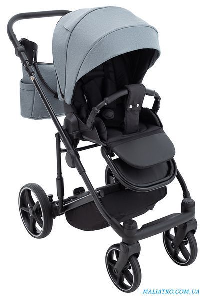 Коляска 2 в 1 Adamex Ziko Tip TK-60 тёмно-серый 1000680775 фото