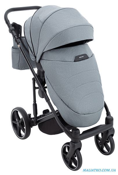 Коляска 2 в 1 Adamex Ziko Tip TK-60 тёмно-серый 1000680775 фото