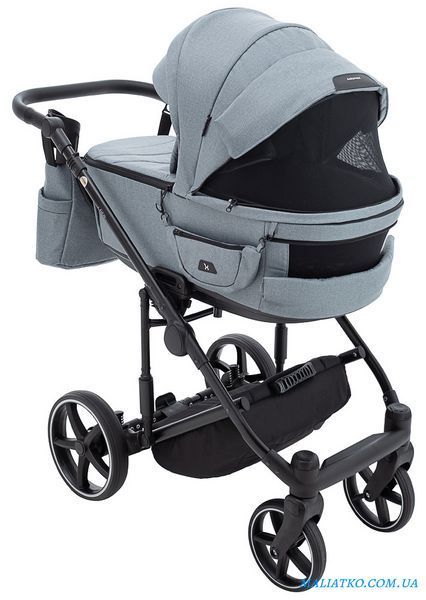 Коляска 2 в 1 Adamex Ziko Tip TK-60 тёмно-серый 1000680775 фото