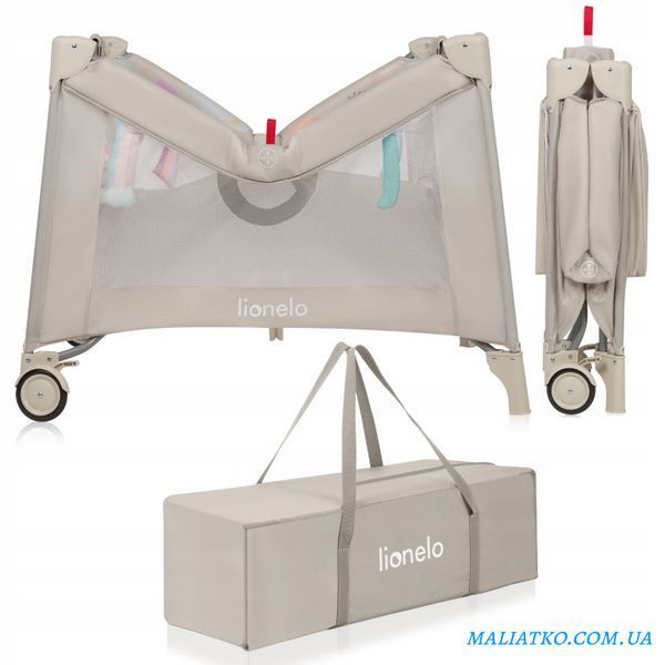 Манеж Lionelo MILLE PLUS GREY BEIGE 109079136 фото