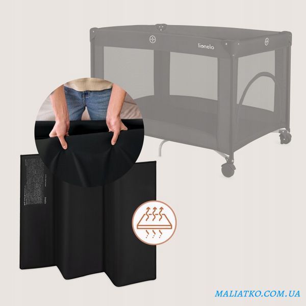 Манеж Lionelo AMELIE BLACK CARBON 121155156 фото