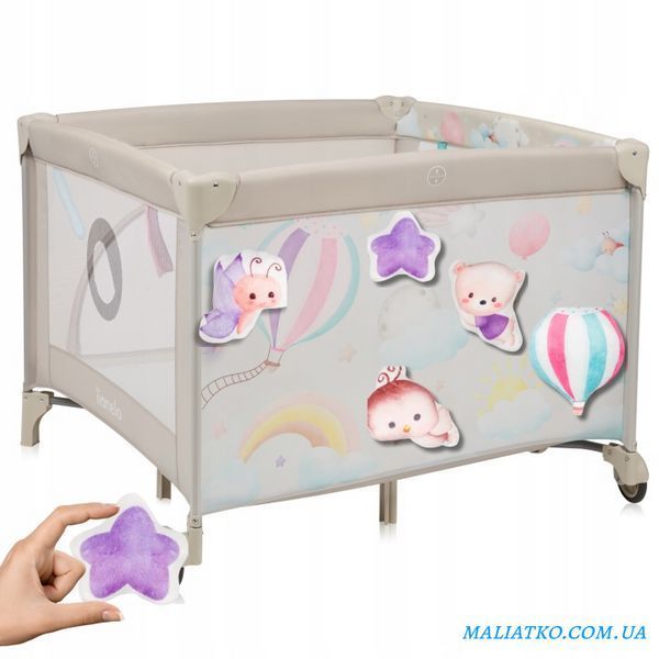 Манеж Lionelo MILLE PLUS GREY BEIGE 109079136 фото