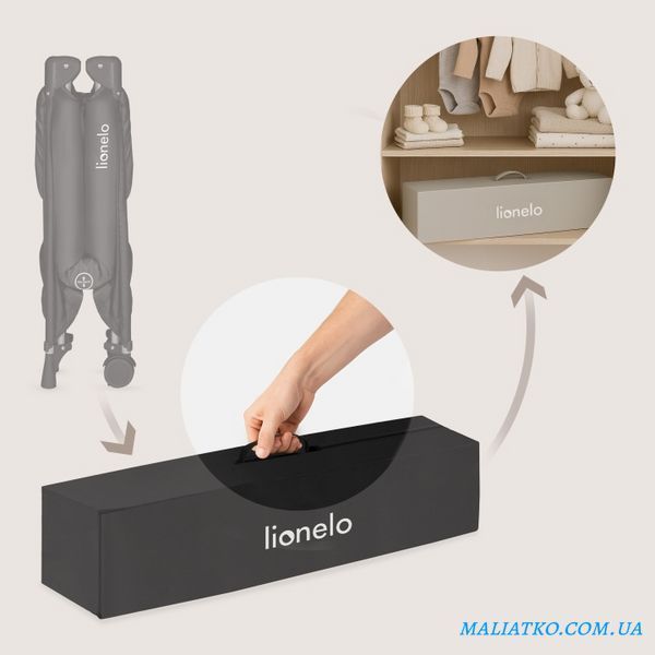 Манеж Lionelo AMELIE BLACK CARBON 121155156 фото