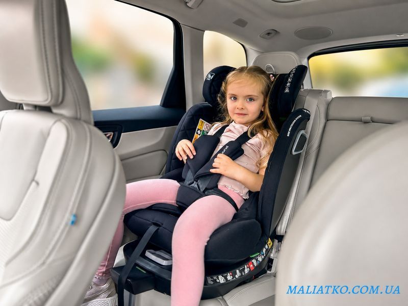 Автокрісло VELANO Vento 360&deg; i-Size 40&ndash;150 см, ISOFIX + опорна нога, black sf59730 фото