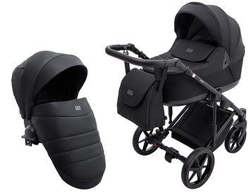 Коляска 2 в 1 Adamex Locco Lux TK-53 черный 1000681025 фото