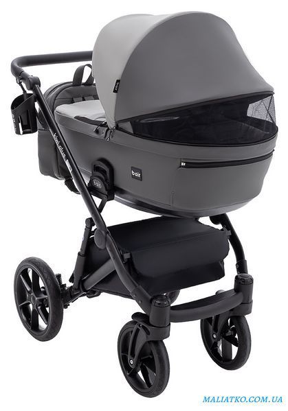 Коляска 2 в 1 Bair Kiwi Plus ECO BKP-21/15 серый / графит 1000680900 фото