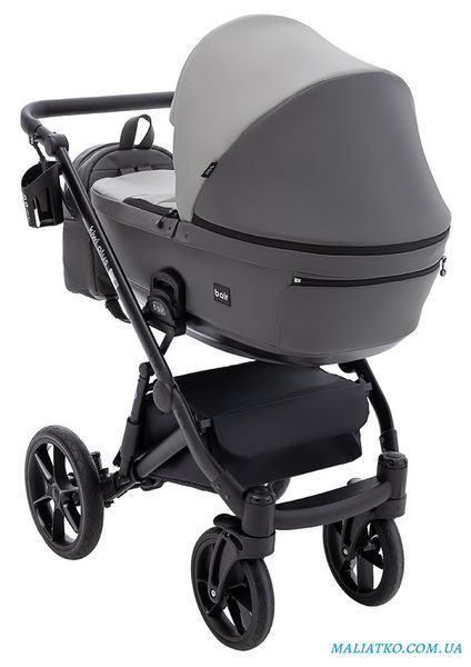 Коляска 2 в 1 Bair Kiwi Plus ECO BKP-21/15 серый / графит 1000680900 фото
