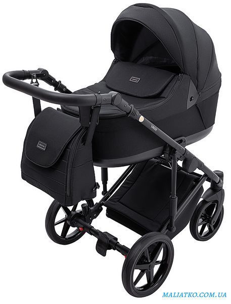 Коляска 2 в 1 Adamex Locco Lux TK-53 черный 1000681025 фото