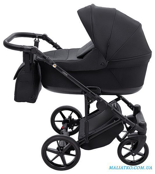 Коляска 2 в 1 Adamex Locco Lux TK-53 черный 1000681025 фото