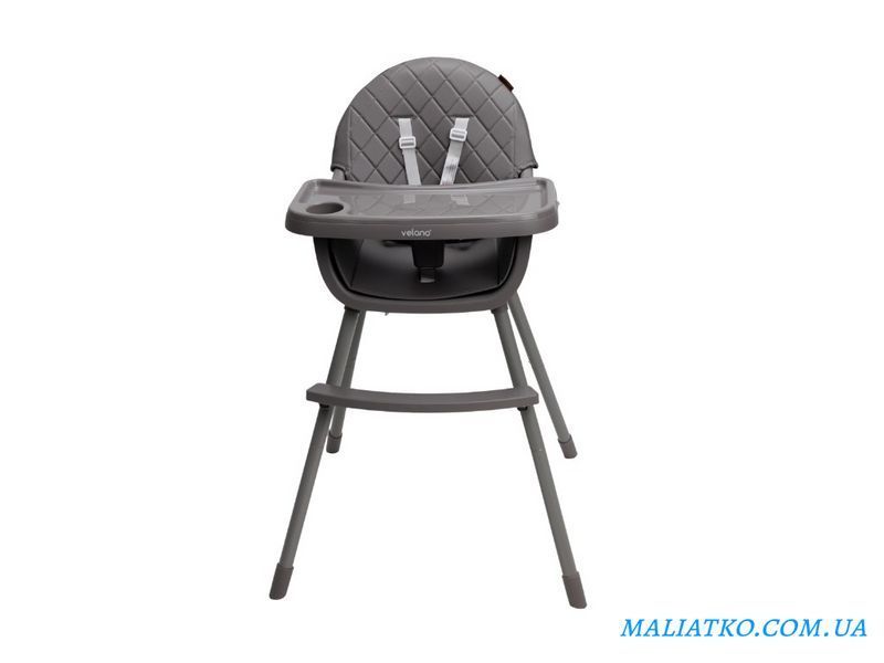 Стілець для годування дитини 2 в 1 VELANO Evo, grey sf58279 фото