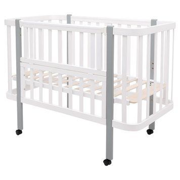 Кровать Babyroom Луна LU-1 белый / серый 1000681888 фото