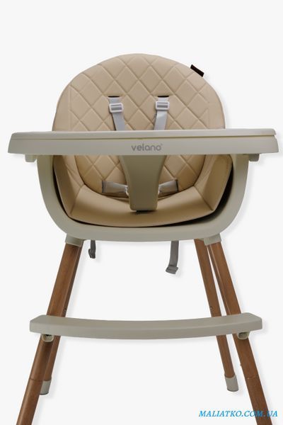 Стілець для годування дитини 2 в 1 VELANO Evo, beige sf58280 фото