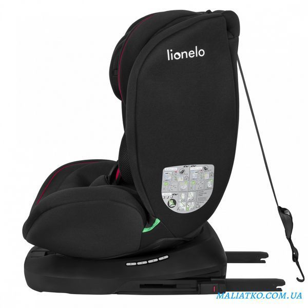 Дитяче автокрісло Lionelo BASTIAAN I-SIZE BLACK RED 70198807 фото