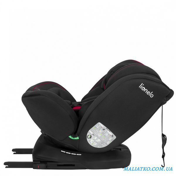 Дитяче автокрісло Lionelo BASTIAAN I-SIZE BLACK RED 70198807 фото
