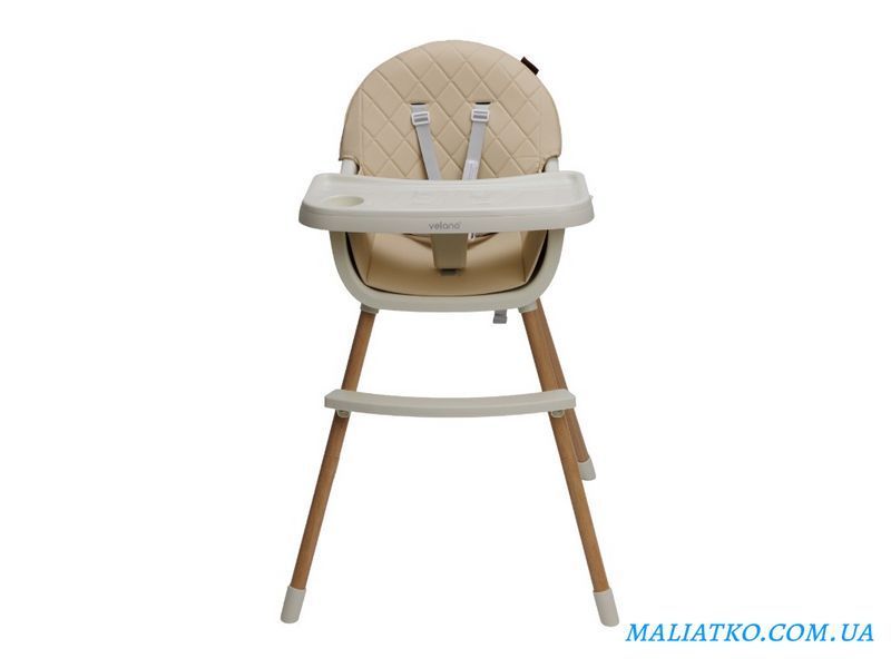 Стілець для годування дитини 2 в 1 VELANO Evo, beige sf58280 фото
