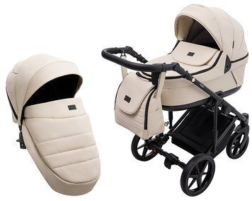 Коляска 2 в 1 Adamex Locco Eco SA-8 бежевый 1000681029 фото