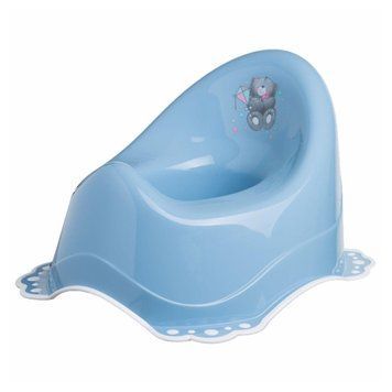 Горщик з антиковзаючим покриттям Maltex Bear Chamber pot with anti slip rubber 4064_36 blue (блакитний) 681175 фото