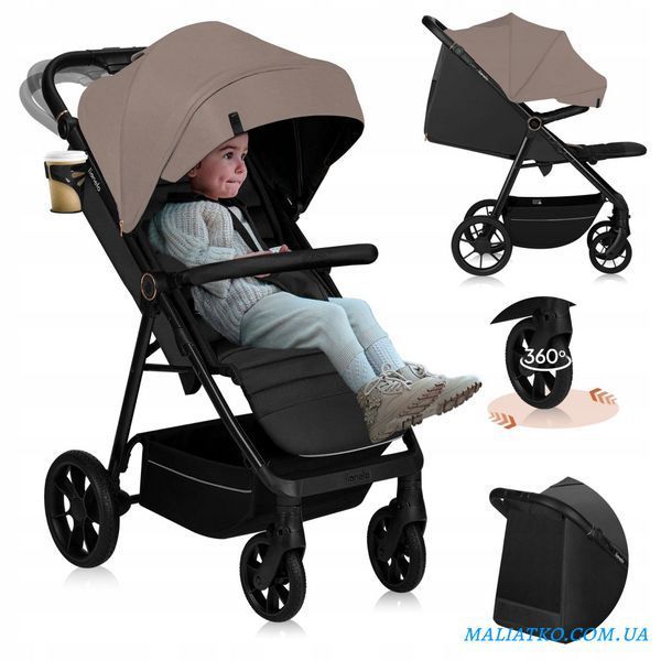 Прогулянкова коляска Lionelo MIRA BEIGE SAND 109350778 фото