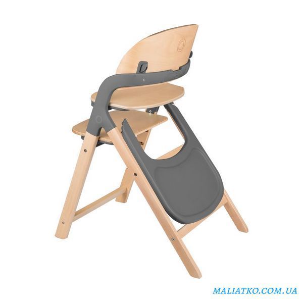 Стілець для годування Lionelo MEGAN GREY WOOD 123318685 фото