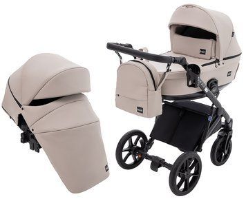 Коляска 2 в 1 Bair Kiwi Plus ECO BKP-33 капучино 1000680896 фото