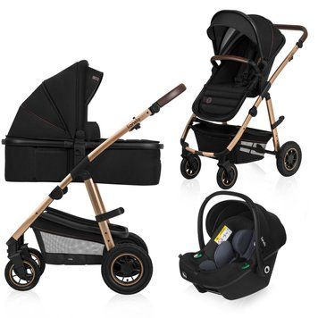 Універсальна коляска 3 в 1 Lionelo AMBER BLACK ONYX 82232790 фото
