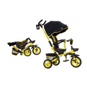 Велосипед триколісний TILLY FLIP T-390/1 Жовтий/1/ 99121 фото