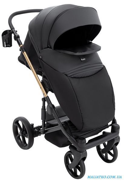 Коляска 2 в 1 Bair Onyx ECO OE-01 чёрный 1000680789 фото
