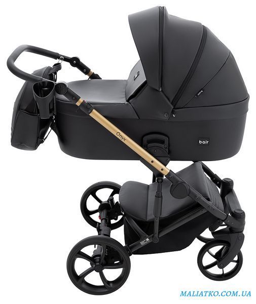 Коляска 2 в 1 Bair Onyx ECO OE-01 чёрный 1000680789 фото