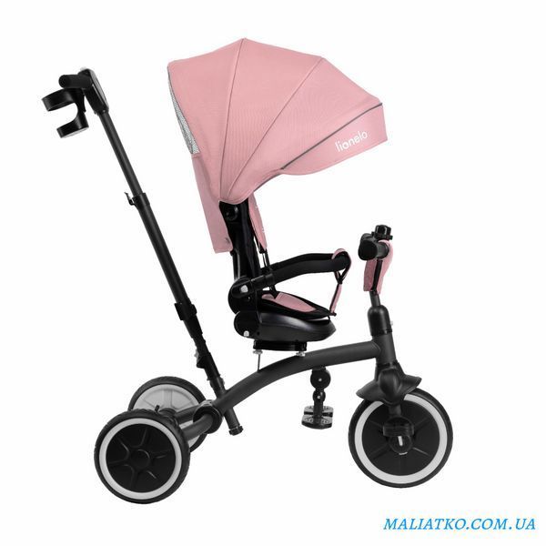 Дитячий велосипед Lionelo TRIS PLUS PINK ROSE 82404602 фото