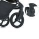 Коляска універсальна 2в1 ME 1091-1 PERSONA Total Black 310601 фото 7