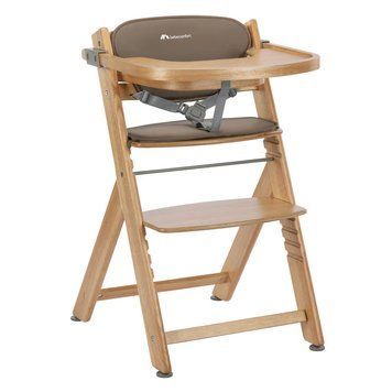 Стільчик для годування з вкладишем BEBE CONFORT Timba Natural Wood/Beige Ecom 000194411 фото
