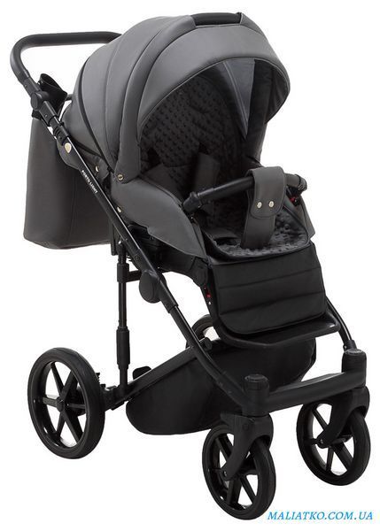 Коляска 2 в 1 Adamex Porto Light ECO SA-4 темно-серый 1000625715 фото