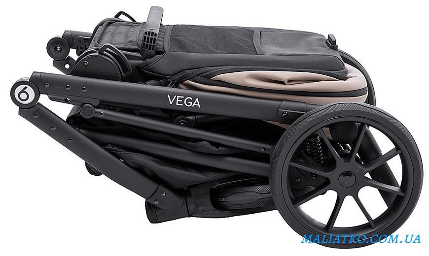 Коляска 2 в 1 Bair Vega ECO VE-04 капучино 1000681067 фото