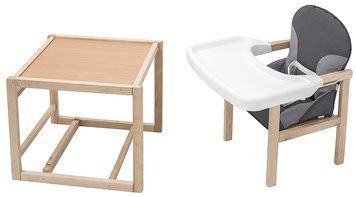 Стільчик-трансформер Babyroom Поні-230 eko графіт / сірий 626015 фото