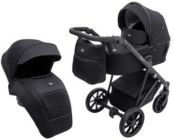 Коляска 2 в 1 Bair Vega Soft VS-05 black черный 1000681061 фото