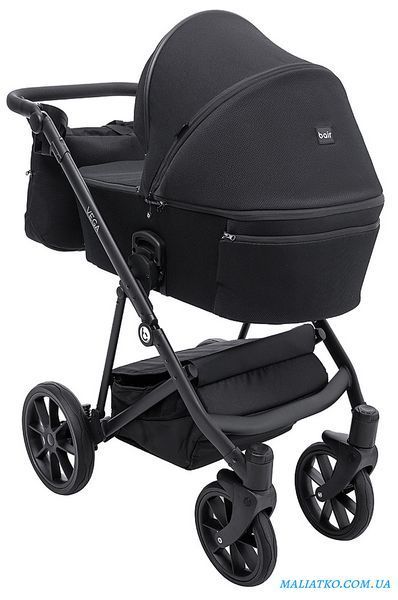 Коляска 2 в 1 Bair Vega Soft VS-05 black черный 1000681061 фото