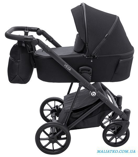 Коляска 2 в 1 Bair Vega Soft VS-05 black черный 1000681061 фото