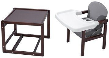 Стільчик-трансформер Babyroom Поні-220 тонований сірий / графіт 626010 фото