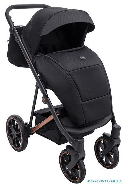 Коляска 2 в 1 Bair Vega Soft VSM-05 black magma черный 1000681062 фото